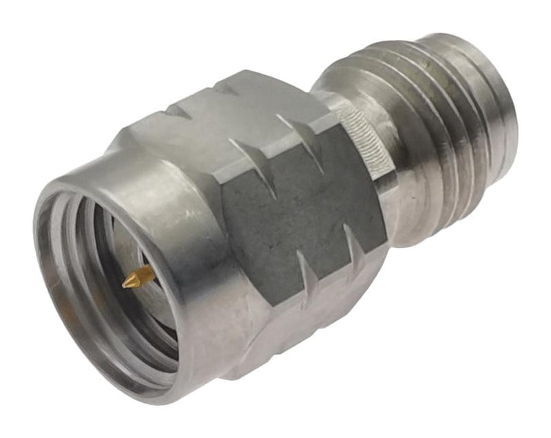 HUBER+SUHNER 6603_PC185-50-1/199_NE RF Fixed Attenuator, PC 1.85 Plug to PC 1.85 Jack, 3 dB, 0GHz to 67GHz, 2 W, 50 ohm 85247566