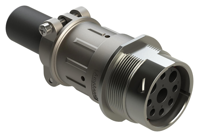 AMPHENOL SINE/TUCHEL AHDM04-24-09SN-059 CIRCULAR CONNECTOR, RCPT, 24-09, CRIMP