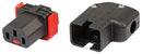 IEC LOCK PA130100RBK IEC Power Connector, IEC C13 Socket, 230 VAC, Screw, Cable Mount, PA130100BK Series