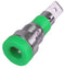 Multicomp 24.241.4 24.241.4 Banana Test Connector 4mm Receptacle Panel Mount 25 A 30 VAC Nickel Plated Contacts Green