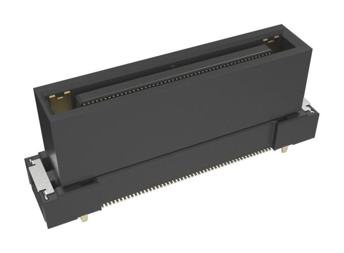 AMPHENOL COMMUNICATIONS SOLUTIONS B04R3J1B1AA1A01110 Mezzanine Connector, Receptacle, 0.5 mm, 2 Rows, 100 Contacts, Surface Mount Straight