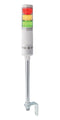 PATLITE LA6-3DLJWB-RYG Signal Tower, 3 Tier, Amber/Green/Red, 85 dB, Cable, Flashing, 11 Tone, 24VDC, IP54/IP65, LA6 Series
