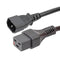 L-COM C19LC14-15-6F POWER CORD, IEC C14-IEC C19, 6 , 15A