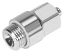 FESTO 1691701 Quick Connector, G1/4, 12 bar, 8 mm Outer Dia Tube, Stainless Steel NPCK-C-D-G14-K8 fitting