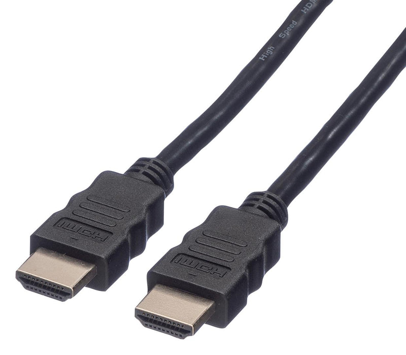 ROLINE 11.04.5548 Audio / Video Cable Assembly, HDMI A Plug, HDMI A Plug, 49 ft, 15 m, Black