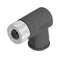 AMPHENOL CONEC 43-00096 Sensor Connector, M12, Female, 4 Positions, Screw Socket, Right Angle Cable Mount