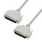 L-COM CSMN50MM-10 Computer Cable, D Subminiature Plug, 50 Way, D Subminiature Plug, 50 Way, 10 ft, 3.05 m