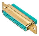 POSITRONIC SND25S0000G/AA D Sub Connector Housing, 25 Ways, D Sub, DB, SND Series, Receptacle, Brass Body