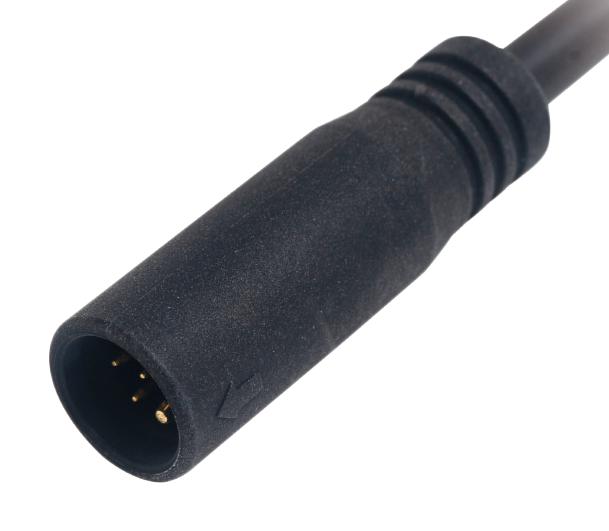 MULTICOMP PRO MP013737 EV Charging Cable, Circular Receptacle-Free End, 6 Positions, 500 VAC, 17A, IPX7, 1m