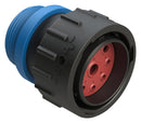 AMPHENOL SINE/TUCHEL AHDP06-24-09PR-STA 9 POSITION PLUG, PIN, SHELL SIZE 24, REDUCED DIAMETER SEAL (BLUE), SMALL THREAD ADAPTER 86AK2806