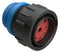AMPHENOL SINE/TUCHEL AHDP06-24-09PR-STA 9 POSITION PLUG, PIN, SHELL SIZE 24, REDUCED DIAMETER SEAL (BLUE), SMALL THREAD ADAPTER 86AK2806