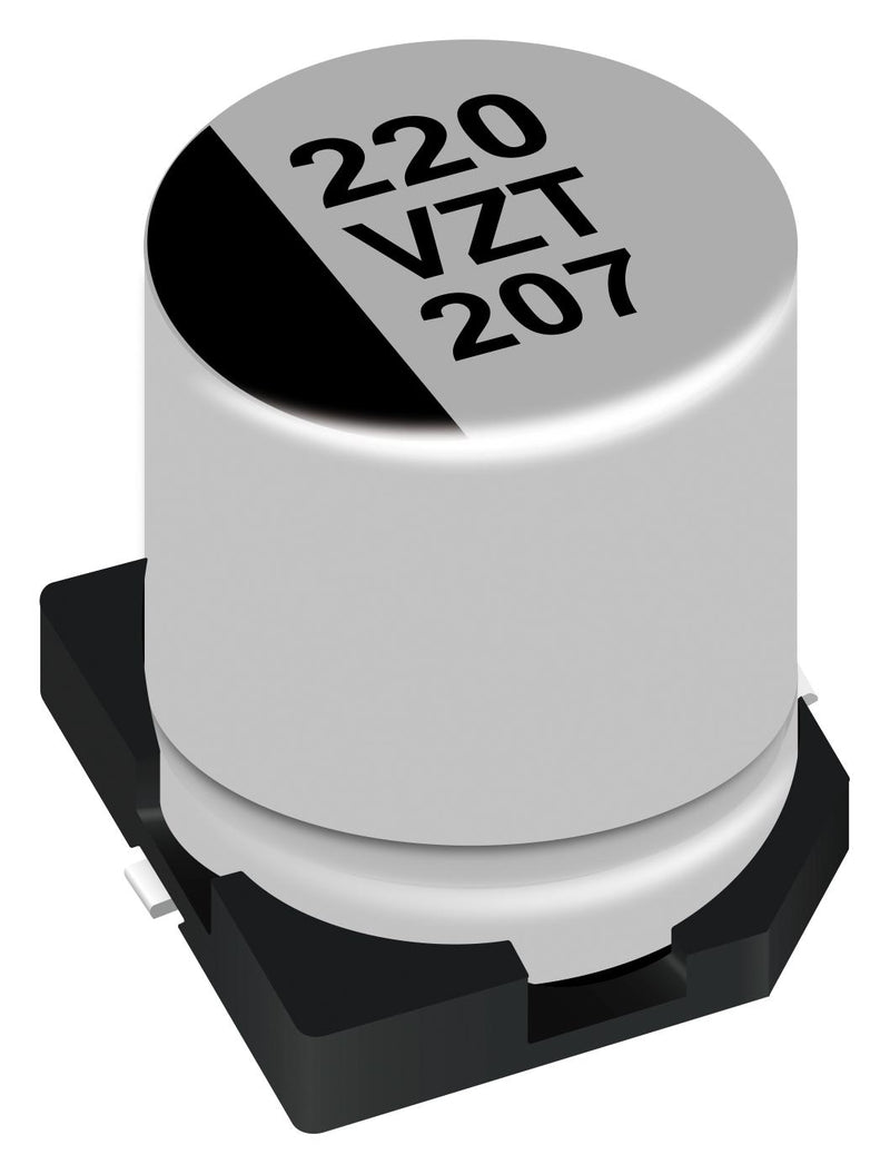 PANASONIC EEHZT1E561UP Hybrid Aluminium Electrolytic Capacitor, 560 &micro;F, &plusmn; 20%, 25 V, Radial Can - SMD, 0.016 ohm