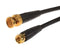 L-COM CC59A-BF-3 RF / Coaxial Cable Assembly, F-Type Plug to BNC Plug, RG59A/U, 75 ohm, 3 ft, 914.4 m, Black