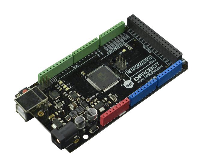 DFROBOT DFR0191 DFRduino Board, ATmega2560, 8 bit, AVR, Arduino Mega 2560 R3 Boards GTIN UPC EAN: 6959420912667
