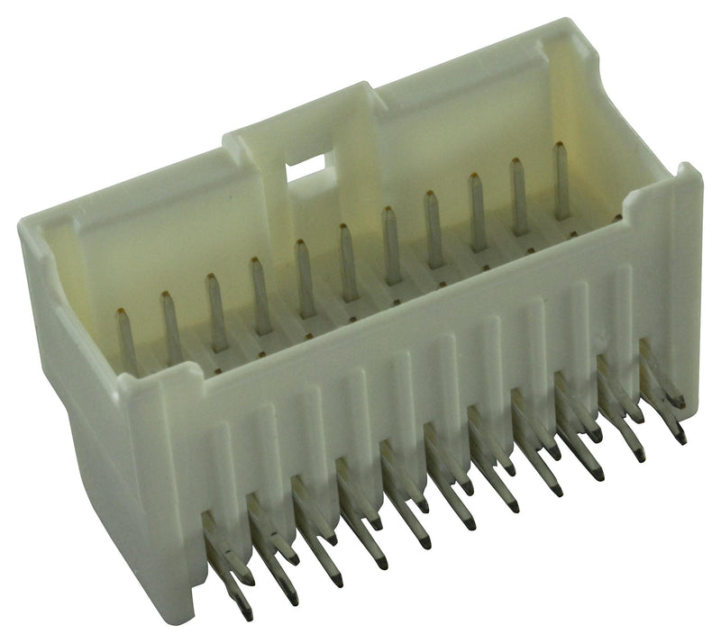 MOLEX 55959-2230 Pin Header, Signal, 2 mm, 2 Rows, 22 Contacts, Through Hole Right Angle, MicroClasp 55959