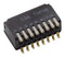 C&K COMPONENTS TDP08H0SB1 DIP SWITCH, 0.1A, 24V, 8POS, SMD