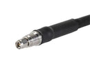 HUBER+SUHNER 11"SMA-50-7-1/133"NE RF / Coaxial Connector, SMA Coaxial, Straight Plug, Crimp, 50 ohm, LMR-400, Spuma 400-FR, Bronze 85018509