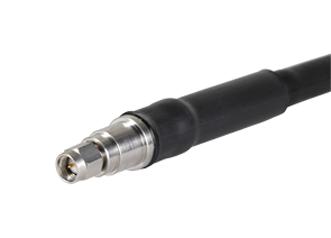 HUBER+SUHNER 11"SMA-50-7-1/133"NE RF / Coaxial Connector, SMA Coaxial, Straight Plug, Crimp, 50 ohm, LMR-400, Spuma 400-FR, Bronze 85018509