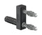 Staubli 20.1010-21 20.1010-21 Banana Test Connector 4mm Bridging Link Plug 32 A 60 VDC Nickel Plated Contacts Black