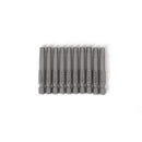 MULTICOMP PRO MP012267 Hex Bit, 10 Pieces of Hex Driver Bits, H5, 50mm, S2