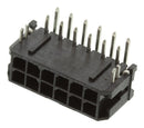 MOLEX 43045-1221 Pin Header, Power, 3 mm, 2 Rows, 12 Contacts, Through Hole Right Angle