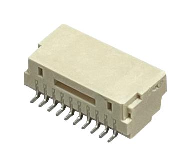 MULTICOMP PRO MP013815 Pin Header, Wire-to-Board, 1 mm, 1 Rows, 10 Contacts, Surface Mount Right Angle