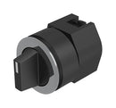 EAO 704.403.018 Switch Actuator, Short Black Lever, EAO 04 Series Selector Switches, IP65, 04 Series