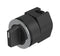EAO 704.403.018 Switch Actuator, Short Black Lever, EAO 04 Series Selector Switches, IP65, 04 Series