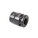 MULTICOMP PRO MP12-CRMO19 Socket, Hex, 19 mm x 38 mm, 1/2" Drive Size, Chromium Molybdenum Steel, DIN3121, Auto Repair