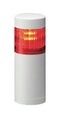 PATLITE LR5-102WENW-R Signal Tower, Ethernet, Continuous, Flashing, 1 Tier, Red, Direct Mount, 24 VDC, IP65