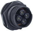 AMPHENOL INDUSTRIAL APC07-20-3P CIR CONN, RCPT, 3POS, SIZE 20, CRIMP