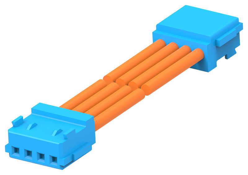 TE CONNECTIVITY 2405870-4 Cable Assembly, CN1 Connector to CN2 Connector, 4 Ways, 1.5 mm, 1 Row, 300 mm, 11.8 "