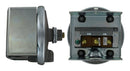 DWYER 1823-0 Pressure Switch, 15A/480VAC, 1/8" FNPT, 0.15 Inch-H2O, 0.5 Inch-H2O, SPDT, Panel Mount, Screw