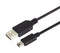 L-COM CSMUAZMB5-2M USB Cable, Type A Plug to Mini Type B Plug, 2 m, 6.6 ft, USB 2.0, Black