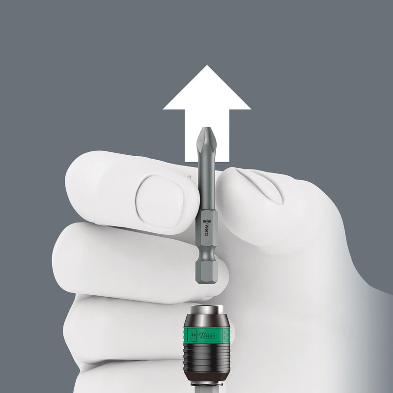 WERA 05051493001 Bit Holder, 1/4" Hex Bits, 123.5mm, Screwdriver
