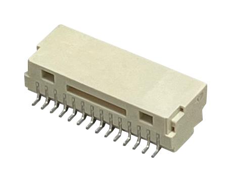 MULTICOMP PRO MP013819 Pin Header, Wire-to-Board, 1 mm, 1 Rows, 14 Contacts, Surface Mount Right Angle