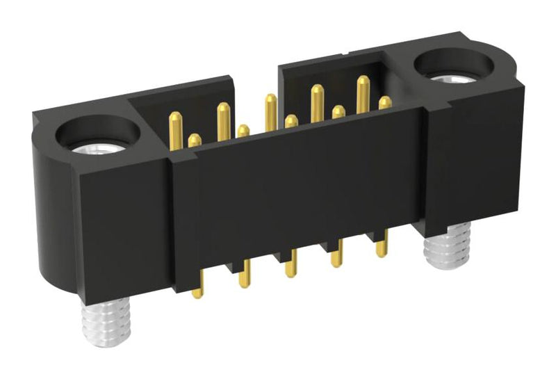 HARWIN M80-5091042 Pin Header, Wire-to-Board, 2 mm, 2 Rows, 10 Contacts, Through Hole Straight