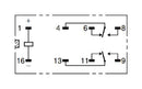 OMRON ELECTRONIC COMPONENTS G6A274PSTUS DC24 Signal Relay, 24 VDC, DPDT, 2 A, G6A, Through Hole, Non Latching