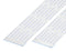 GCT (GLOBAL CONNECTOR TECHNOLOGY) 05-16-D-0203-A-4-06-4-T FFC / FPC Cable, 16 Core, 0.5 mm, Opposite Sided Contacts, 8 ", 203 mm, White