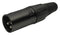 CLIFF ELECTRONIC COMPONENTS FC6131 XLR Connector, 3 Contacts, Plug, Cable Mount, Metal Body