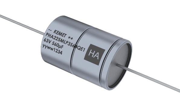 Kemet PHA225MLL3380QE4 PHA225MLL3380QE4 Hybrid Aluminium Electrolytic Capacitor 380 &Acirc;&micro;F -10% +30% 63 V Axial Leaded 0.0071 ohm