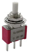 MULTICOMP PRO MP-PB8-AB00A2QE-1 Pushbutton Switch, SPDT, On-(Off), Round Plunger