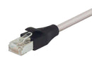 L-COM TRD695SZ-7 Ethernet Cable, Cat6, RJ45 Plug to RJ45 Plug, Light Grey, 2.1 m, 7 ft