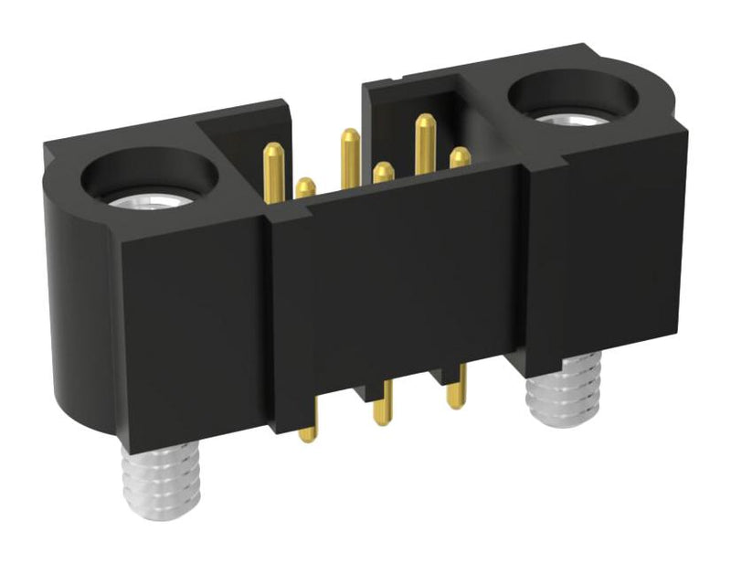 HARWIN M80-5090642 Pin Header, Wire-to-Board, 2 mm, 2 Rows, 6 Contacts, Through Hole Straight