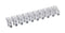 MENTOR 1273.1014 Light Pipe, Polycarbonate, 14.4 mm, 4 Pipes, Rectangular, PC Board, Transparent