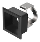 EAO 18-920.1 Switch Bezel, Front, Flush, Black, EAO 18 Series Square Lens Illuminated Pushbutton Switches