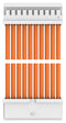 TE CONNECTIVITY 2405417-5 Cable Assembly, CN1 Connector to CN2 Connector, 10 Ways, 1.5 mm, 1 Row, 300 mm, 11.8 "