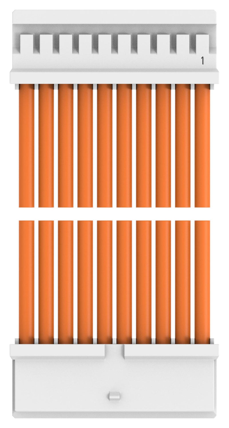 TE CONNECTIVITY 2405417-5 Cable Assembly, CN1 Connector to CN2 Connector, 10 Ways, 1.5 mm, 1 Row, 300 mm, 11.8 "
