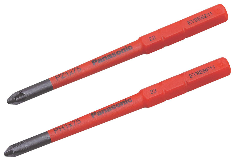 PANASONIC EY9EBS01E32 Insulated Bit Set, 2 Piece