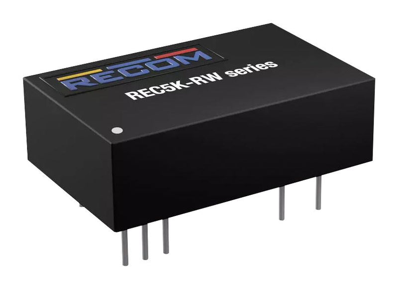 RECOM POWER REC5K-2405SRW/H4/A Isolated Through Hole DC/DC Converter, ITE, Industrial & Household, DIP, 4:1, 5 W, 1 Output